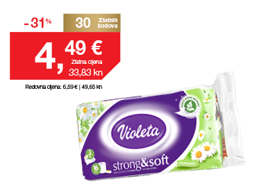 Toaletni papir Strong&Soft kamilica
