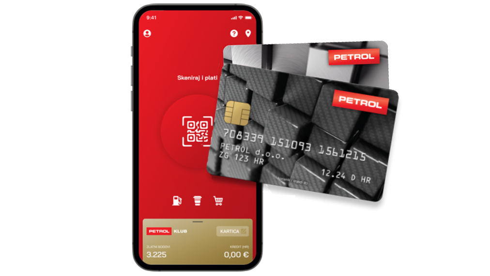 U aplikaciju Petrol GO dodajte Petrol poslovnu karticu