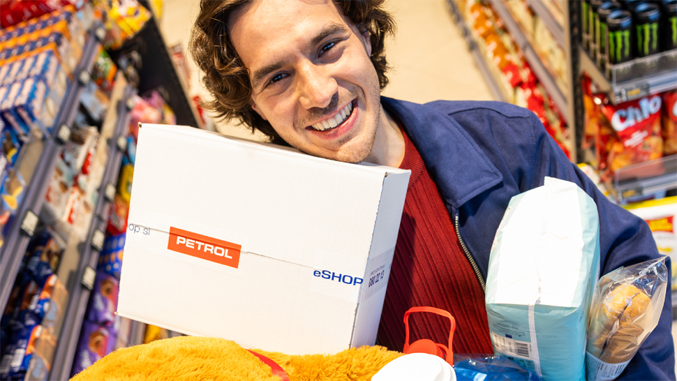 Well-stocked shop at Petrol and Crodux service station with refreshments and necessities – quick, easy, and all in one stop.